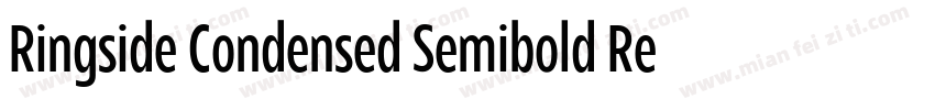 Ringside Condensed Semibold Regular字体转换